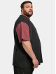 Urban Classics t-shirt Organic Oversized Colorblock zwart
