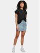 Urban Classics t-shirt Ladies Oversized Extended Shoulder Polo zwart