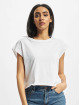 Urban Classics T-shirts Ladies Organic Short hvid