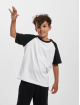 Urban Classics T-shirts Boys Raglan Contrast hvid