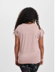 Urban Classics T-shirts Girls Organic Extended Shoulder rosa