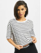 Urban Classics T-Shirty Ladies Striped Oversized bialy