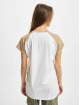 Urban Classics T-Shirty Ladies Contrast Raglan bialy