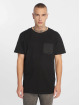 Urban Classics T-Shirty Modal Mix Pocket czarny