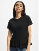 Urban Classics T-Shirty Ladies Organic Volant czarny