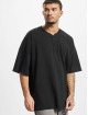 Urban Classics T-Shirty Oversized Henley czarny