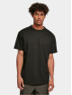 Urban Classics T-Shirty Recycled Curved Shoulde czarny