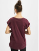 Urban Classics T-Shirty Ladies Extended Shoulder czerwony