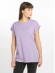 Urban Classics T-Shirty Extended Shoulder fioletowy