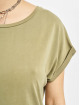 Urban Classics T-Shirty Ladies Modal Extended Shoulder khaki
