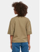 Urban Classics T-Shirty Ladies Organic Oversized khaki