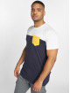 Urban Classics T-Shirty 3-Tone Pocket niebieski