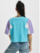 Urban Classics T-Shirty 3-Tone Short Oversize niebieski