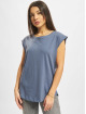 Urban Classics T-Shirty Basic Shaped niebieski