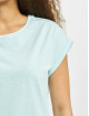 Urban Classics T-Shirty Color Melange Extended Shoulder niebieski