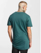 Urban Classics T-Shirty Shaped Long turkusowy