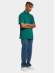 Urban Classics T-Shirty Boxy Zip Pique zielony