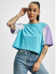 Urban Classics T-skjorter 3-Tone Short Oversize blå