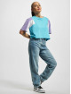 Urban Classics T-skjorter 3-Tone Short Oversize blå