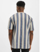 Urban Classics T-skjorter Printed Oversized Bold Stripe blå