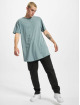 Urban Classics T-skjorter Shaped Long Tee blå