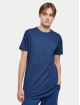 Urban Classics T-skjorter Shaped Long blå