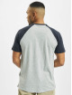 Urban Classics T-skjorter Raglan Contrast grå