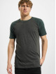 Urban Classics T-skjorter Raglan Contrast grå