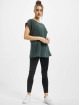 Urban Classics T-skjorter Ladies Extended Shoulder grøn