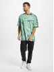 Urban Classics T-skjorter Boxy Tye Dye grøn