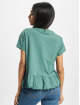 Urban Classics T-skjorter Ladies Organic Volant grøn