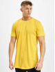 Urban Classics T-skjorter Shaped Oversized Long gul