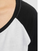 Urban Classics T-skjorter Ladies Raglan High Low hvit