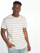 Urban Classics T-skjorter Multicolor Stripe hvit