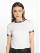 Urban Classics T-skjorter Short Multicolor Rib hvit
