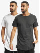 Urban Classics T-skjorter Pre-Pack Shaped Long 2-Pack hvit