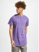 Urban Classics T-skjorter Shaped Long lilla