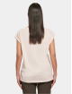 Urban Classics T-skjorter Ladies Organic Extended Shoulder lyserosa
