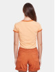 Urban Classics T-skjorter Ladies Stretch Jersey Cropped oransje