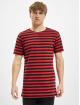 Urban Classics T-skjorter Stripe Tee red