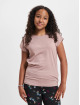 Urban Classics T-skjorter Girls Organic Extended Shoulder rosa