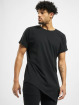 Urban Classics T-skjorter Asymetric Long svart