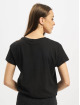 Urban Classics T-skjorter Ladies Cropped Tunnel svart
