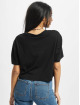 Urban Classics T-skjorter Ladies Short Oversized 2-Pack svart