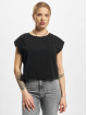 Urban Classics T-skjorter Ladies Organic Short 2-Pack svart