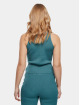 Urban Classics Tank Tops Ladies Short Rib Knit Turtleneck green