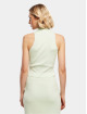 Urban Classics Tank Tops Ladies Short Rib Knit vihreä