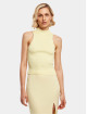 Urban Classics Tanktop Ladies Short Rib Knit geel