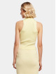 Urban Classics Tanktop Ladies Short Rib Knit geel