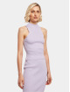 Urban Classics Tanktop Ladies Short Rib Knit Turtleneck paars